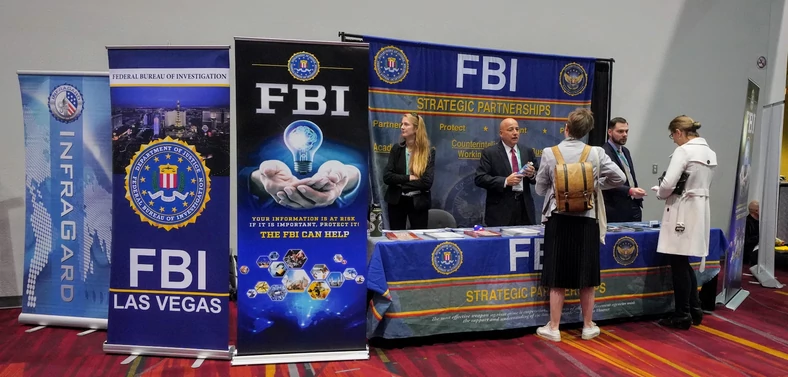 Skromne stoisko FBI na targach CES 2020