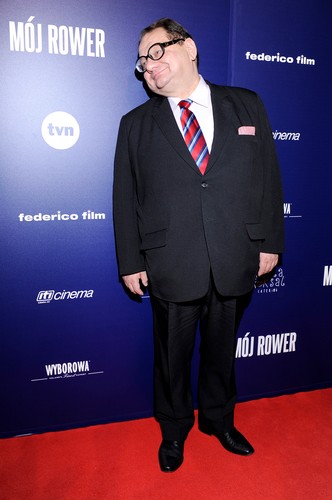 Ryszard Kalisz na premierze filmu 'Mój rower'