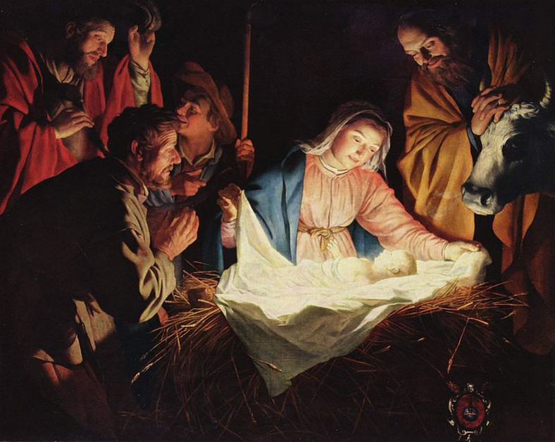 Obraz przedstawiający Boże Narodzenie