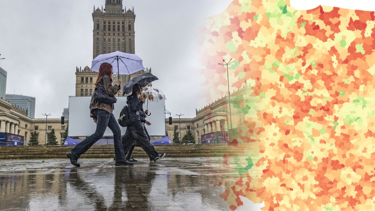 Mapa wyludniania Polski: Łeba, Frombork i Ceranów stracą dwie trzecie mieszkańców