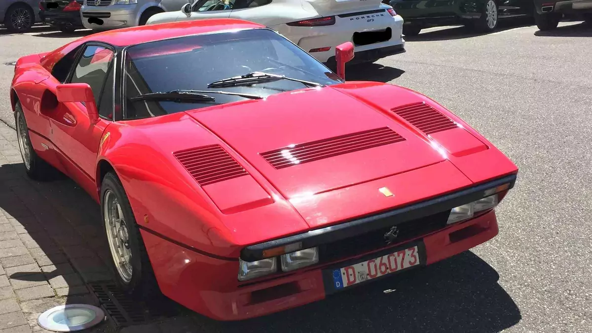 Skradzione w Niemczech Ferrari 288 GTO