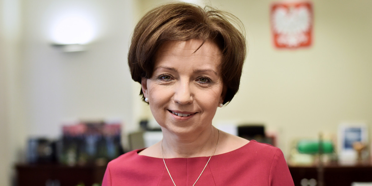 Marlena Maląg, minister rodziny i polityki społecznej. 
