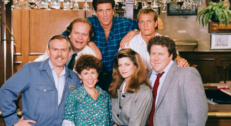 The cast of Cheers.CBS