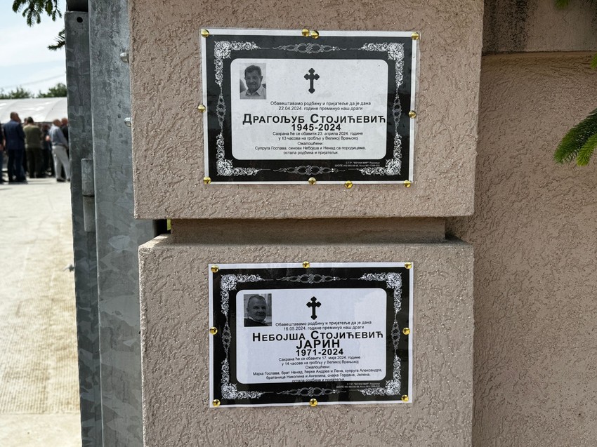 Sahrana muža Aleksandre Tadić Cipke