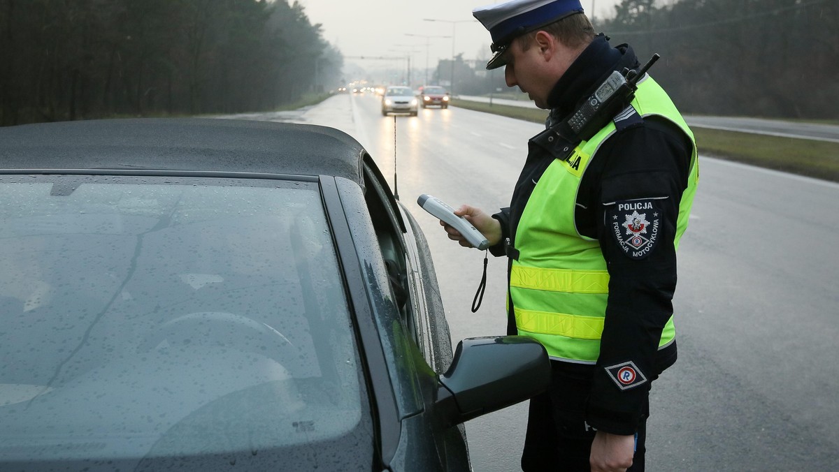 kontrola drogowa, policja