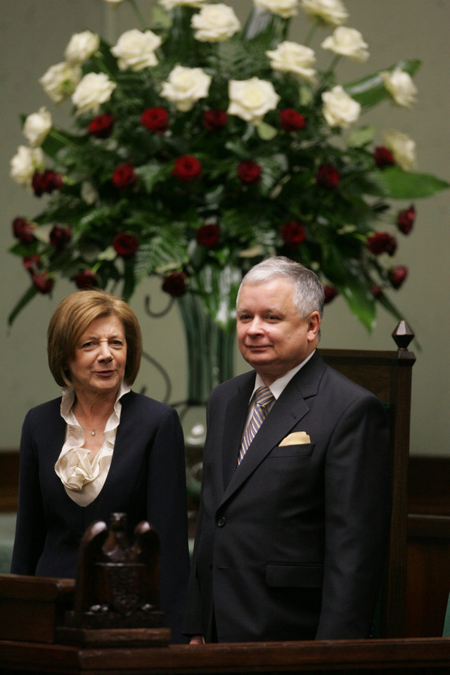 WARSZAWA LECH KACZYŃSKI ZAPRZYSIĘŻENIE NA PREZYDENTA RP SEJM