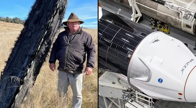 Emberméretű űrhajódarab zuhant egy farmer birtokára a SpaceX járművéről