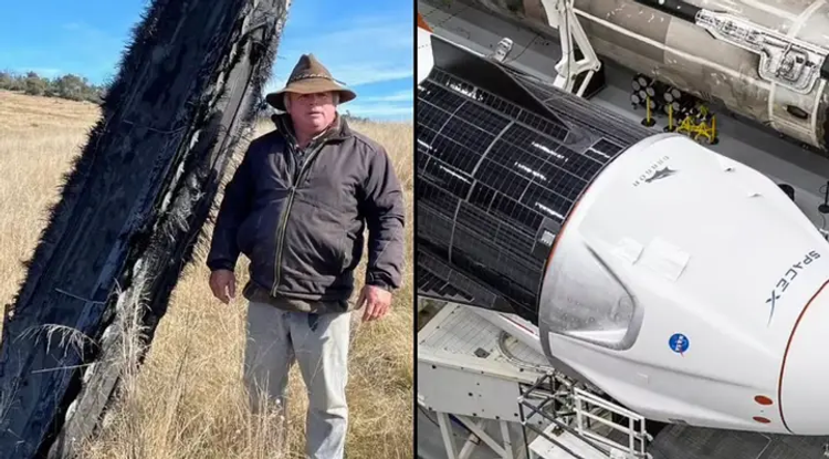 Emberméretű űrhajódarab zuhant egy farmer birtokára a SpaceX járművéről