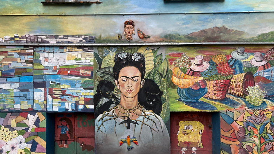 Portret Fridy Kahlo jest ozdobą wrocławskiej ulicy Roosevelta