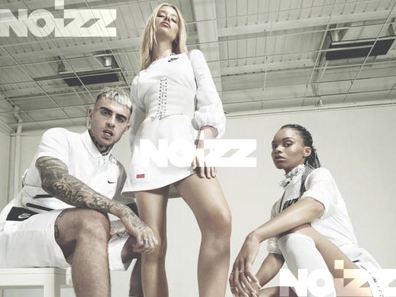 Quebonafide, Dorota Chojecka i Ola Korytowska "all white" w świetnej sesji  dla Nike'a - Noizz