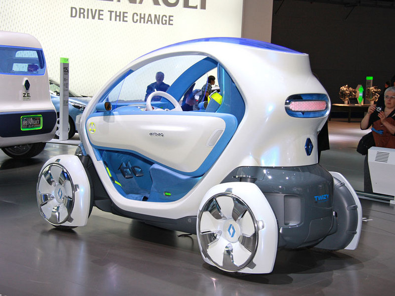 IAA Frankfurt 2009: Renault Twizy Z.E. - elektryczny skuter na czterech kołach