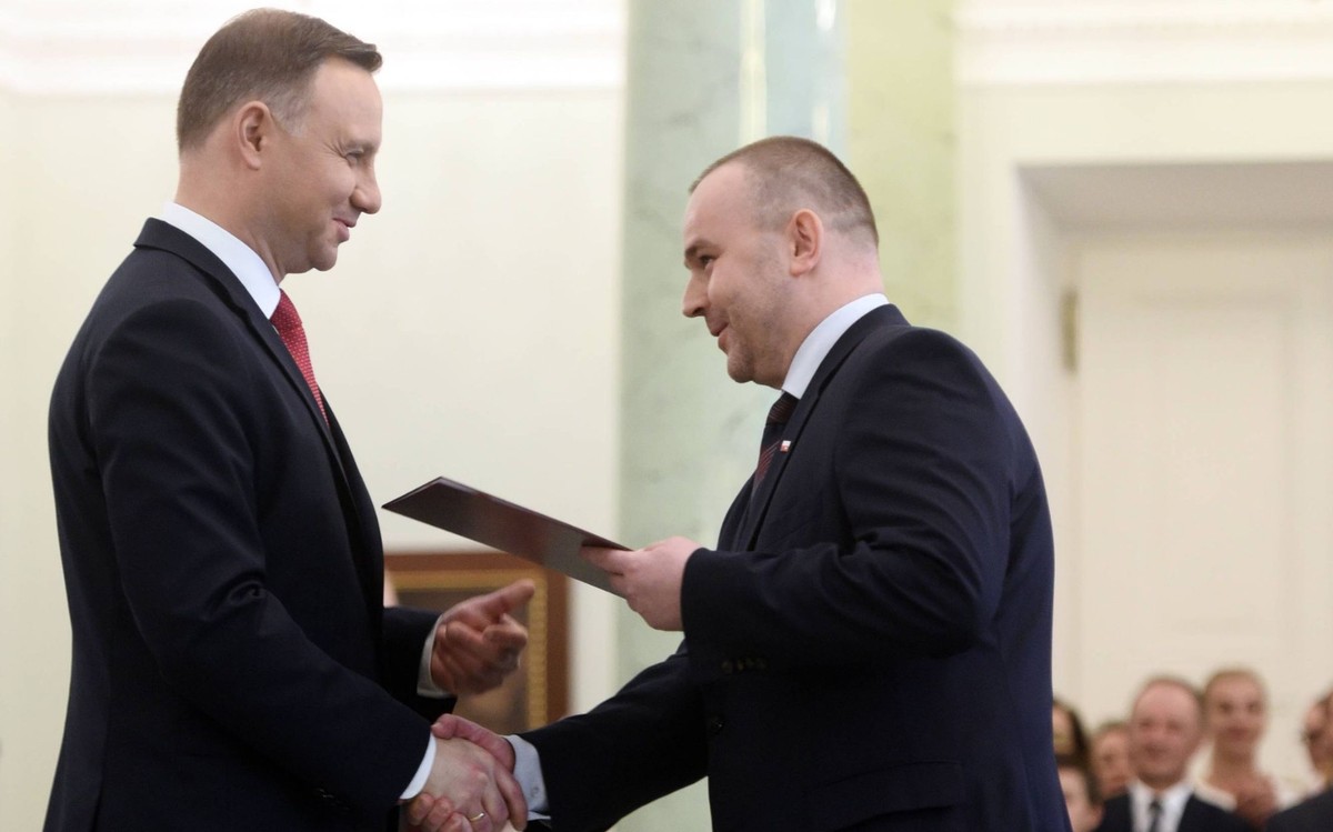 Andrzej Duda i Paweł Mucha