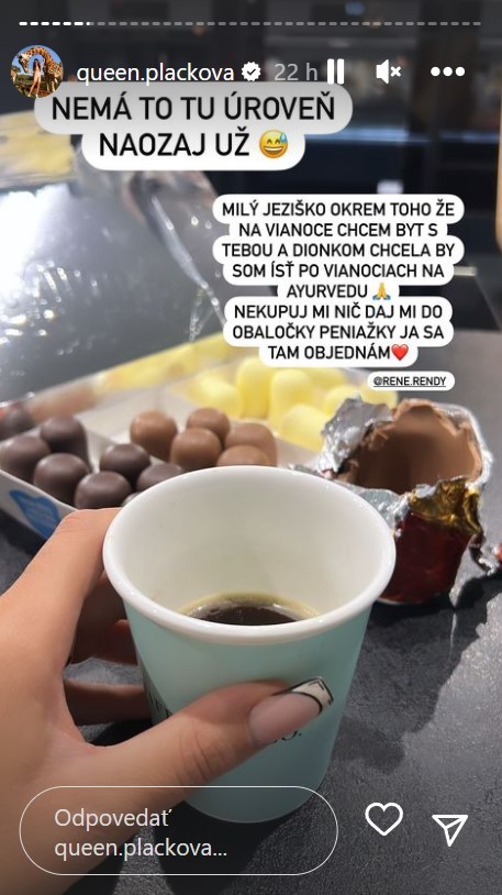 Plačková ukázala, ako sa "nenápadne" vyberajú darčeky.