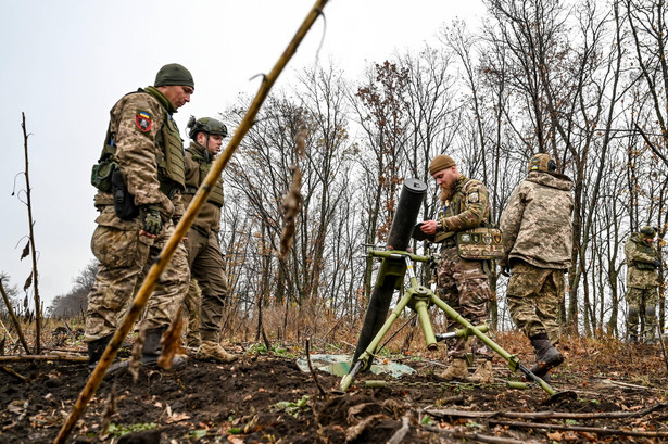 Żołnierze ukraińskiej obrony terytorialnej z Melitopola