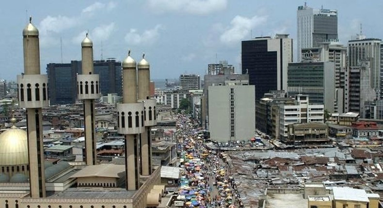 Central Business District of Lagos, which house the Head Office of major financial institutions in Nigeria