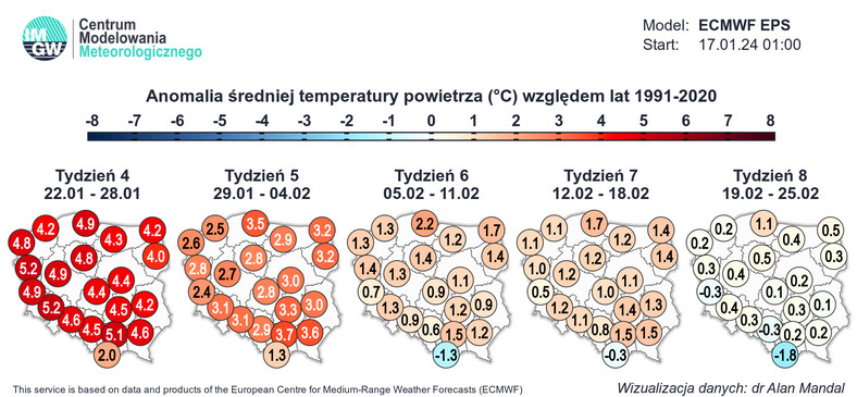 W lutym ma zrobić się nieco chłodniej. W górach zapanuje prawdziwa zima