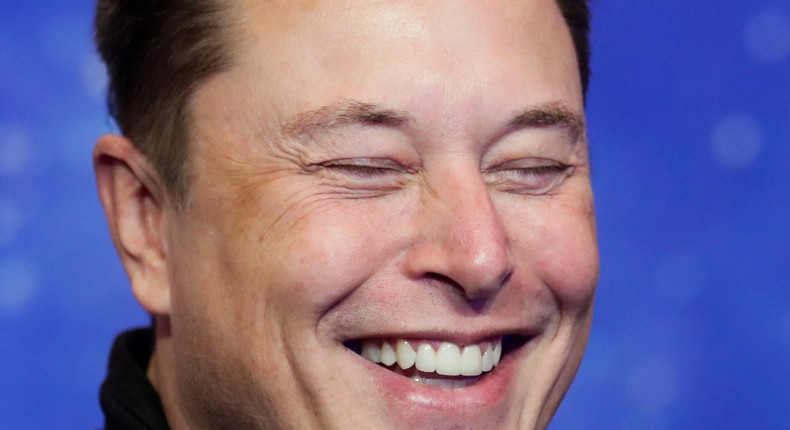 Elon Musk, Tesla's CEO.
