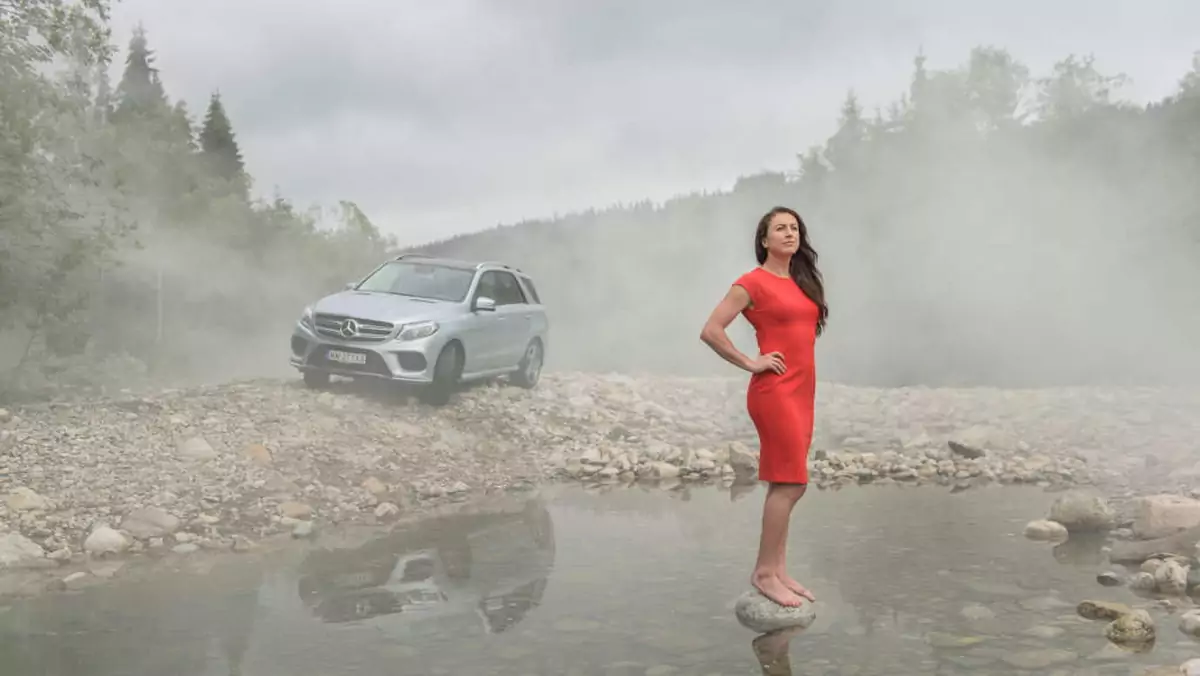 Justyna Kowalczyk i Mercedes-Benz GLE