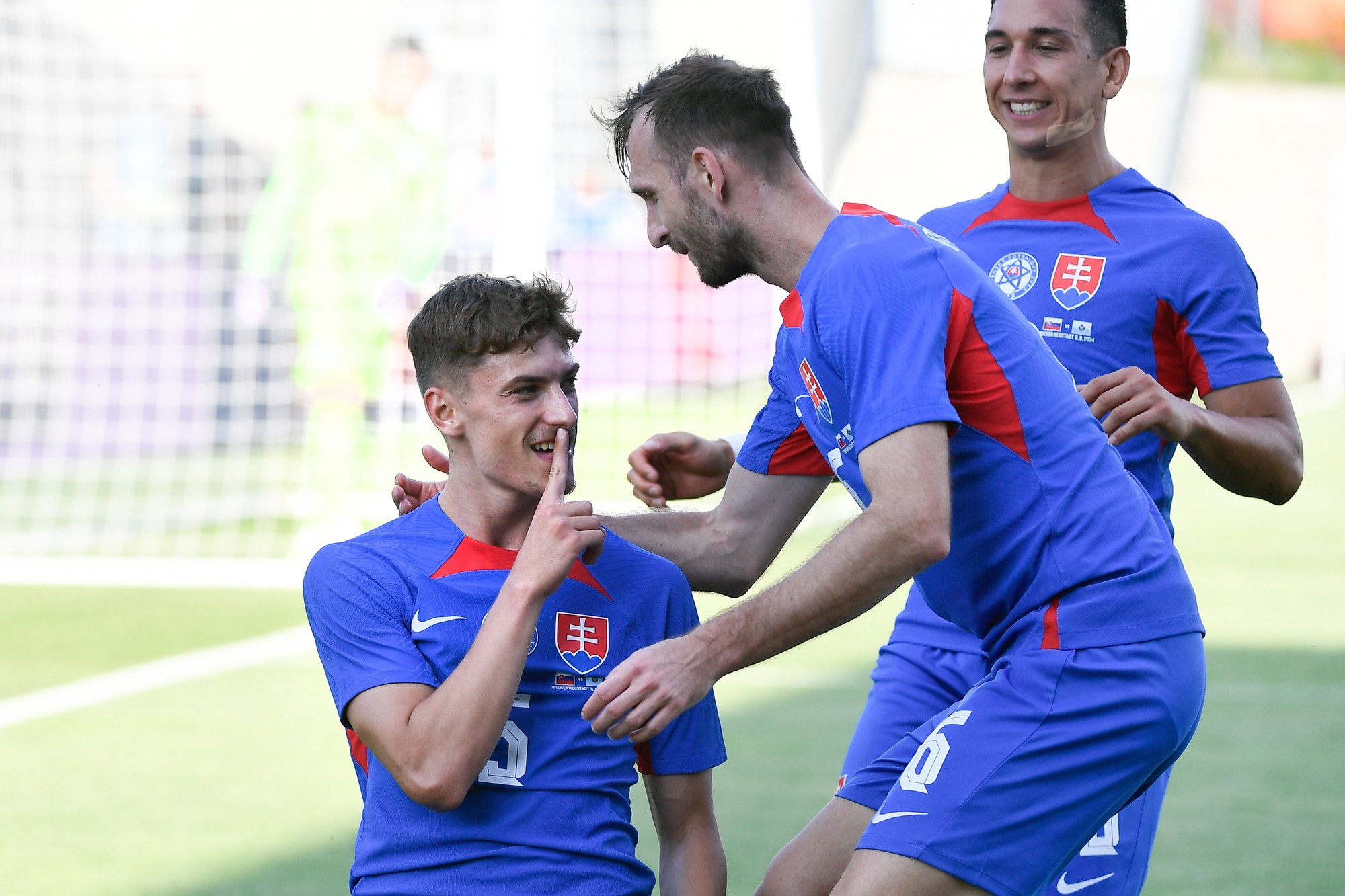 Zľava Tomáš Rigo, Norbert Gyömbér a Vernon De Marco (všetci Slovensko).