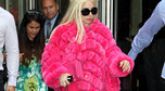 Lady Gaga wychodząca ze sklepu Wery Wang / fot. East News
