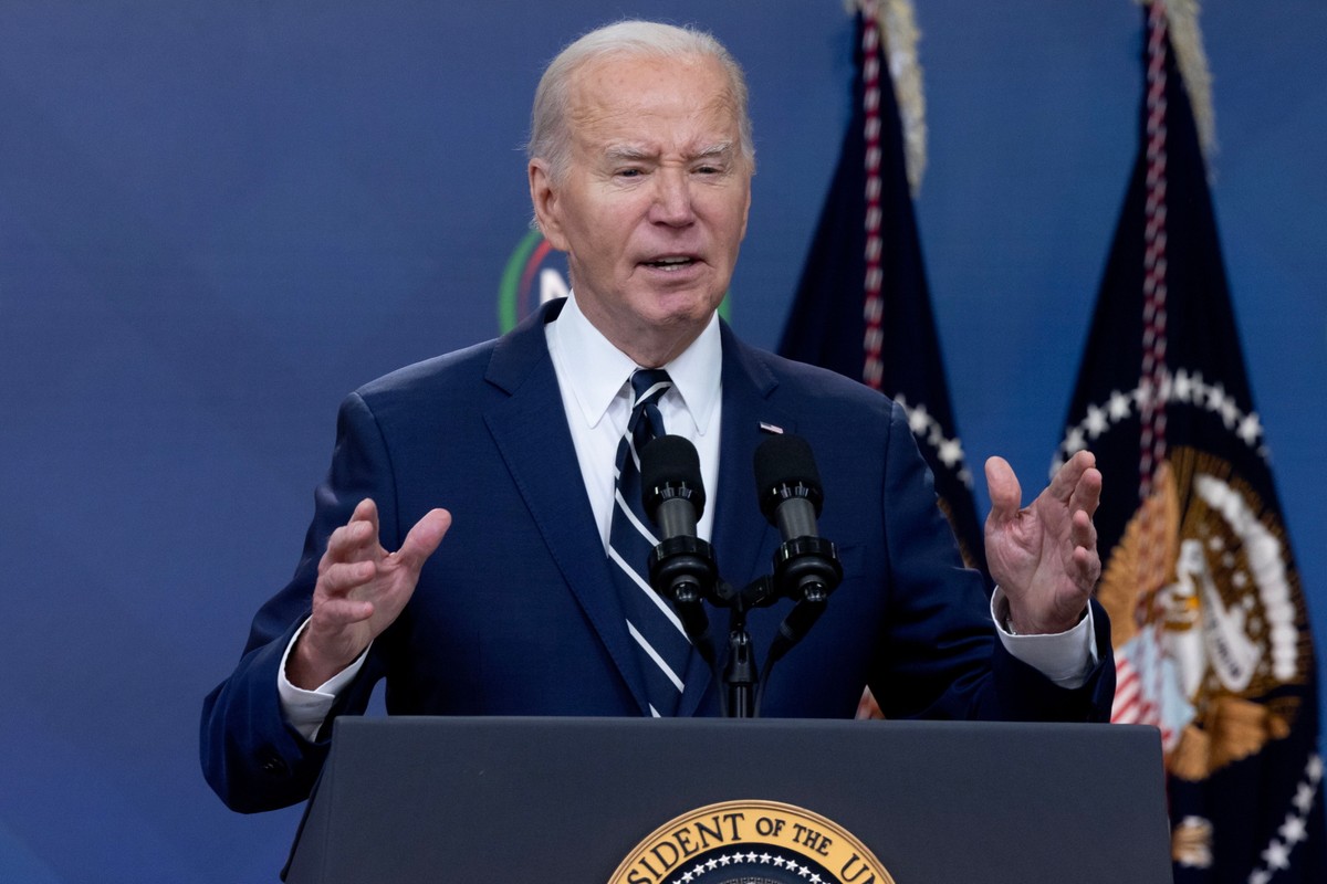 US President Joe Biden delivers virtual remarks during the National Action Network Convention