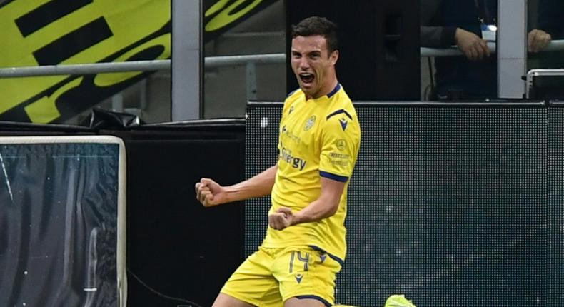 Valerio Verre scored in a three-goal comeback for Verona in Serie A.