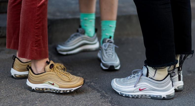 Nike's large catalog of classic Air Max sneakers includes the Air Max 97, Air Max 95, and Air Max 90.Christian Vierig/Getty Images