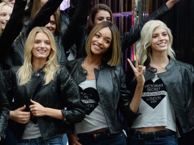 Aniołki Victoria's Secret przed Victoria's Secret Fashion Show 2014