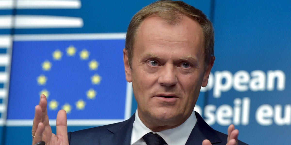 Donald Tusk, szef Rady Europejski