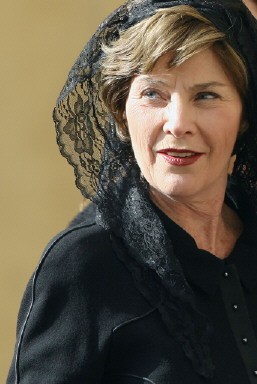 VATICAN-USA-LAURA BUSH