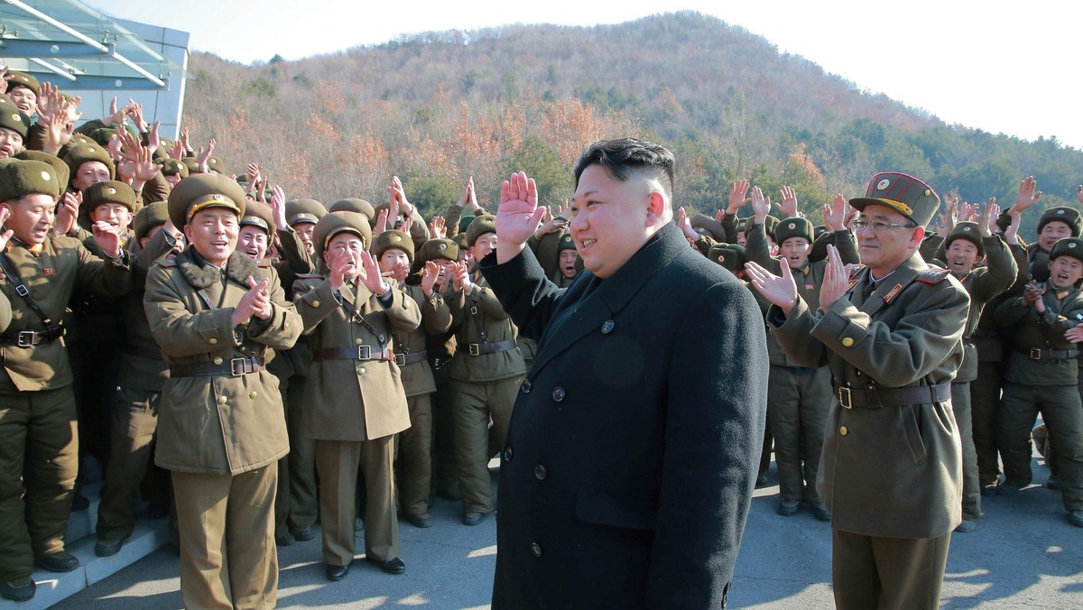 North Korean leader Kim Jong Un supervised a ballistic rocket launching drill of Hwasong artillery u