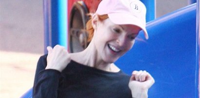 Marcia Cross bawiła się jak dziecko