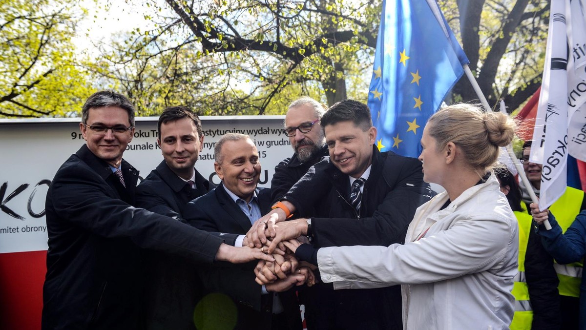 Barbara Nowacka, Ryszard Petru, Grzegorz Schetyna, Mateusz Kijowski, Władysław Kosiniak-Kamysz, Adam