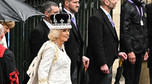 Królowa Kamila opuszcza Opactwo westminsterskie