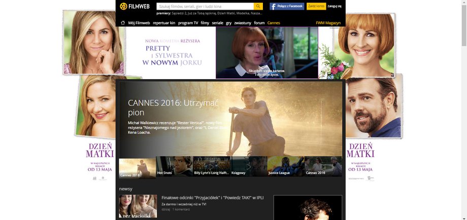 Filmweb.pl 13 maja 2016