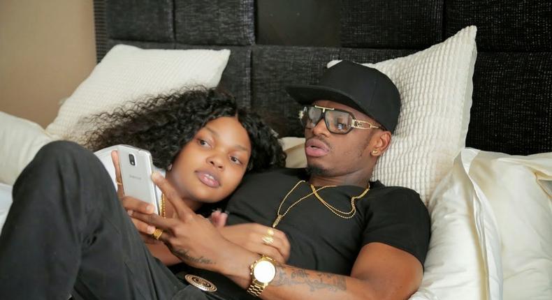 Diamond Platnumz and Wema Sepetu back in the day