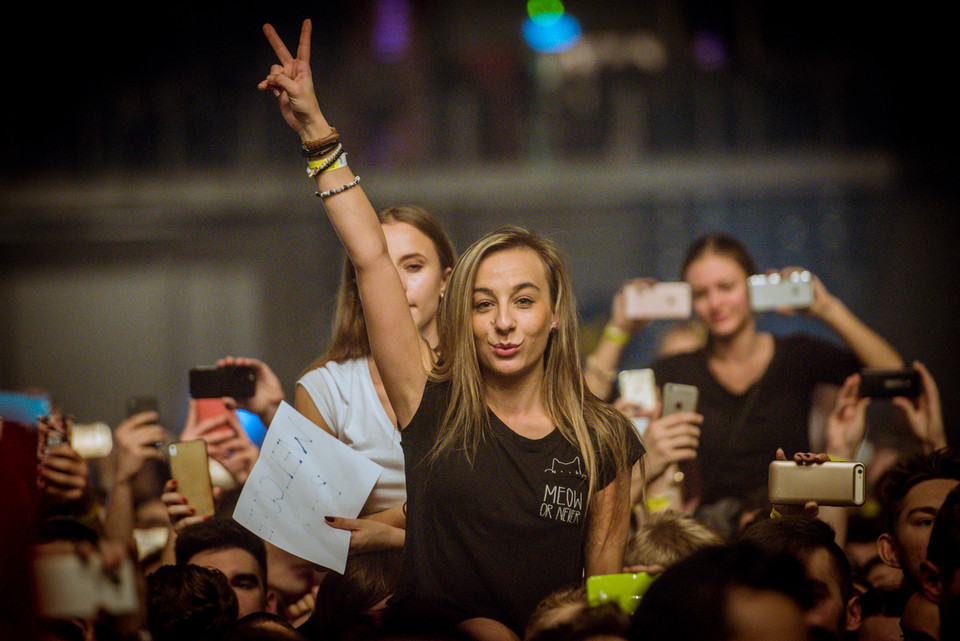 Martin Garrix - koncert w Tauron Arena Kraków - zdjęcia publiczności