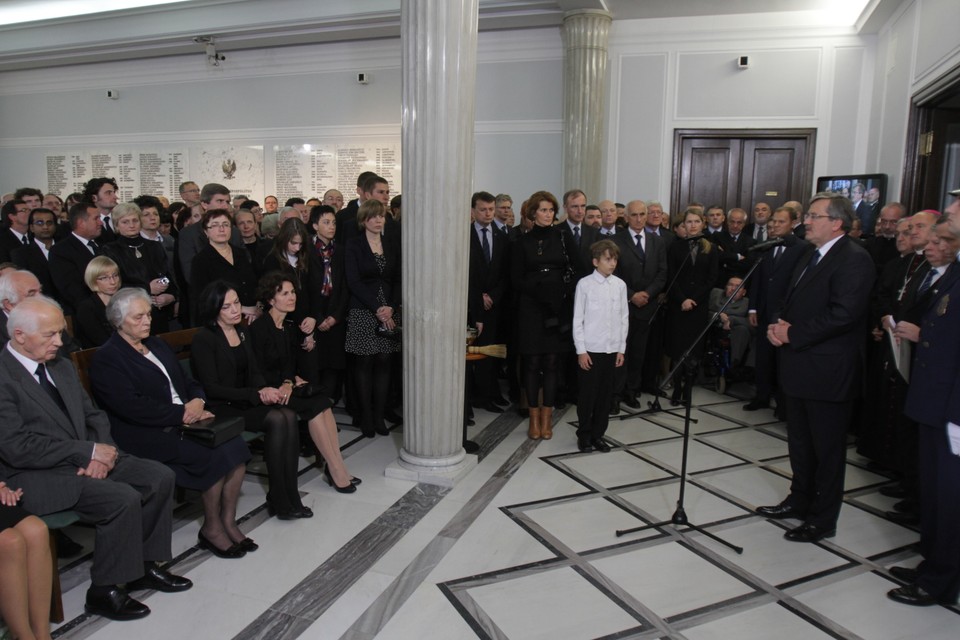 WARSZAWA SEJM TABLICE ODSŁONIĘCIE