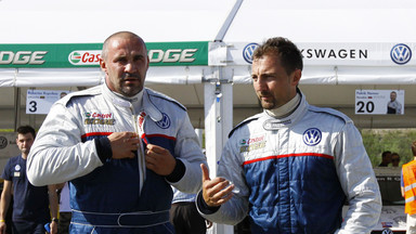 Jerzy Dudek i Przemysław Saleta w Volkswagen Castrol Cup