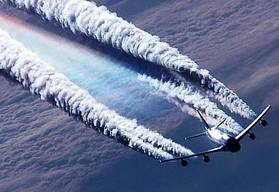 "Samoloty rozpylają truciznę". Kto zarabia na chemtrails?