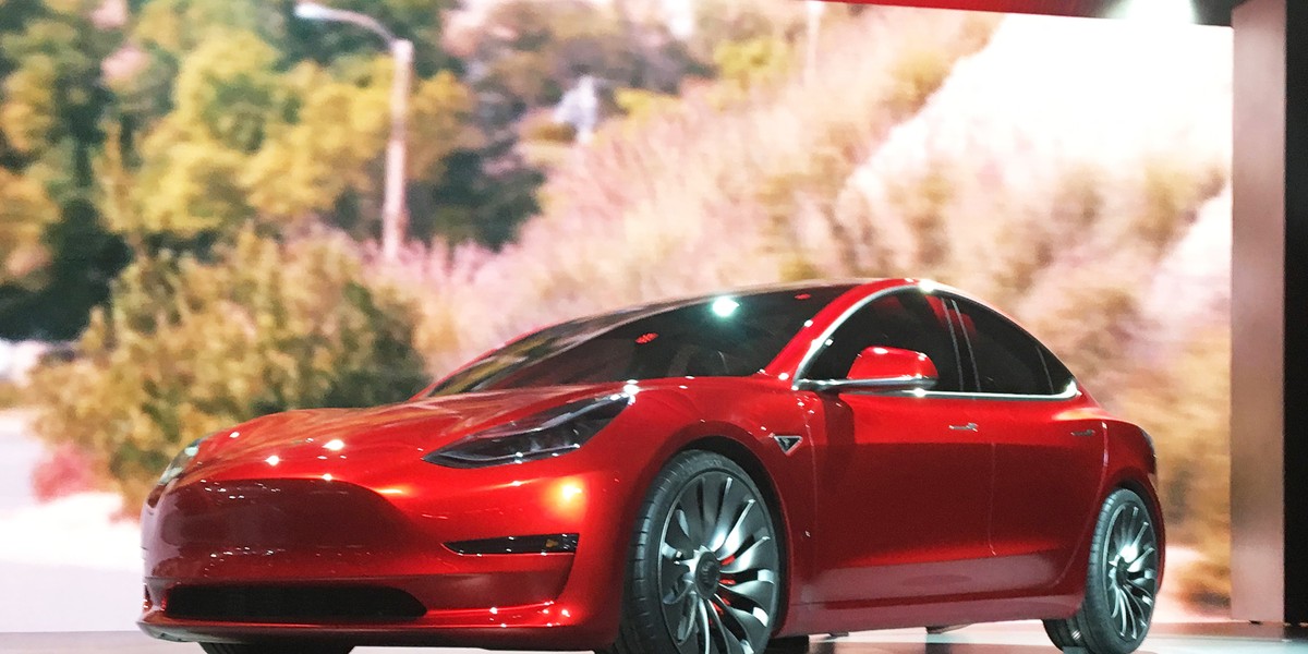 Tesla's Model 3.