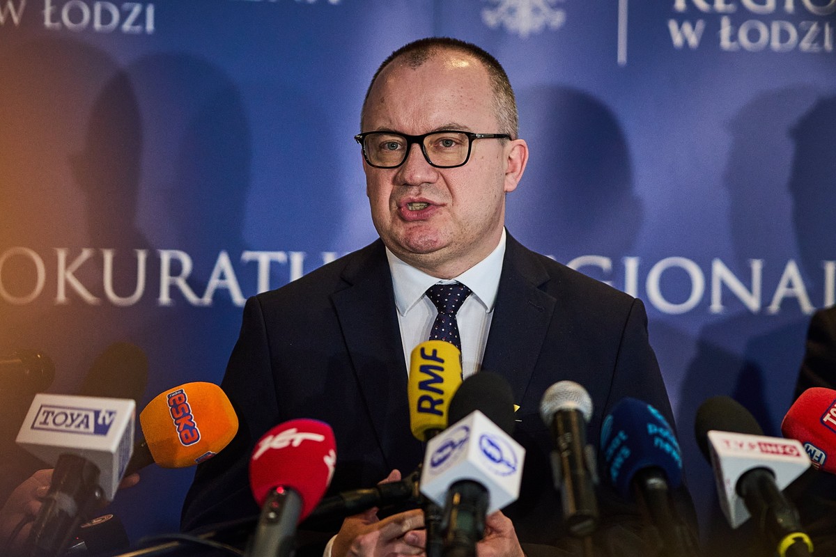Prokurator Generalny Adam Bodnar podczas spotkania z prokuratorami i pracownikami prokuratury regionalnej