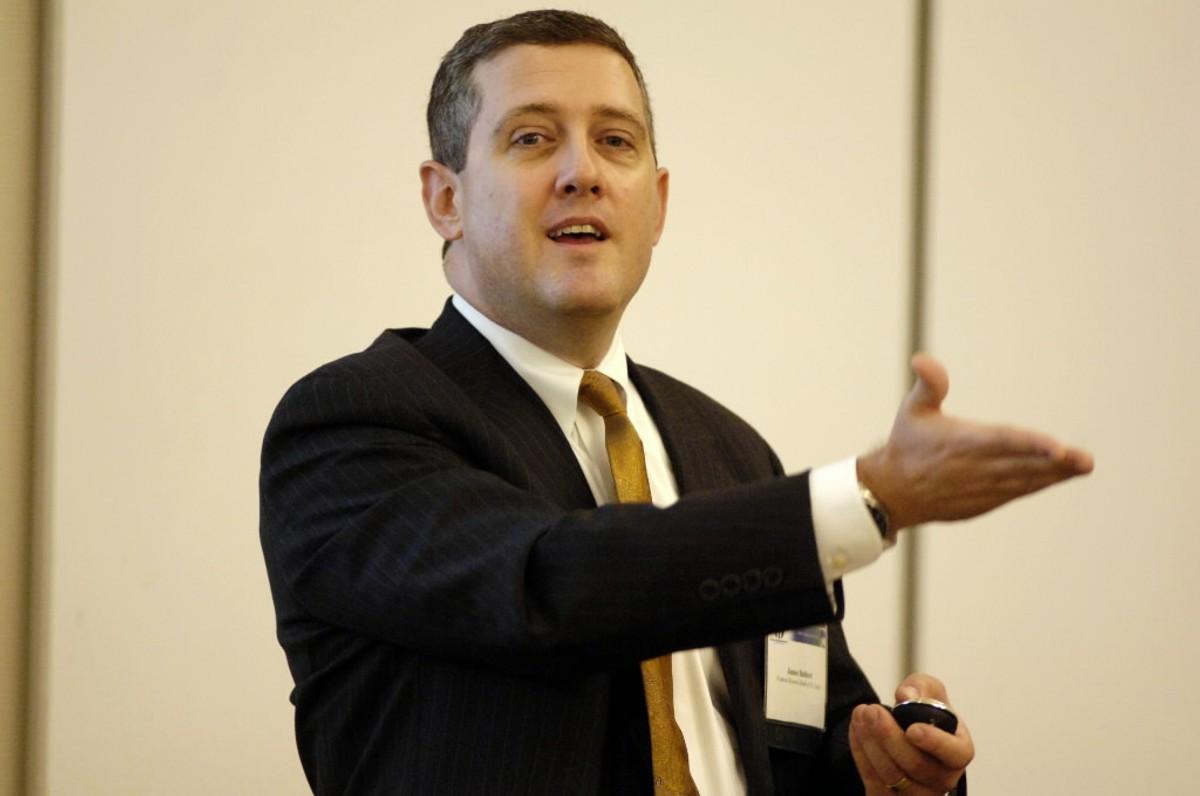 James Bullard, prezes Federalnej Reserwy w St. Louis. Fot. Bloomberg