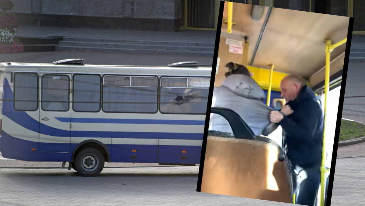 Awantura w ukraińskim busie. "Moskwa była, jest i będzie" [WIDEO]