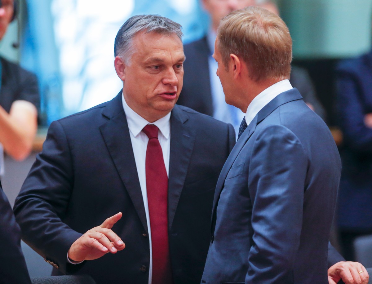 Viktor Orban i Donald Tusk