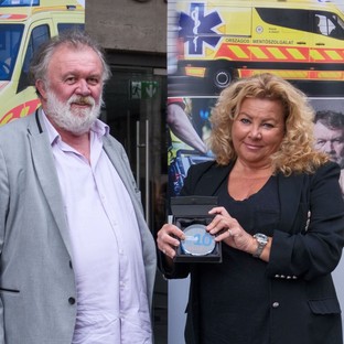 Emlékplakettel mondott köszönetet Csuja Imrének az Országos Mentőszolgálat Alapítvány