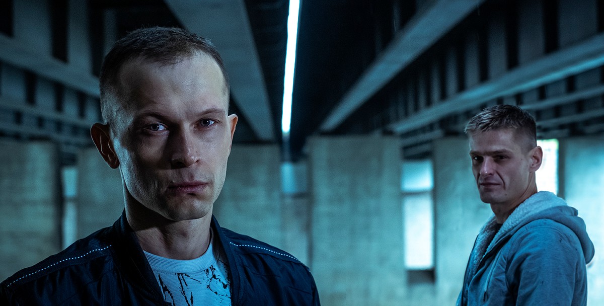 Piotr Trojan i Tomasz Komenda na planie filmu fot.Robert Pałka