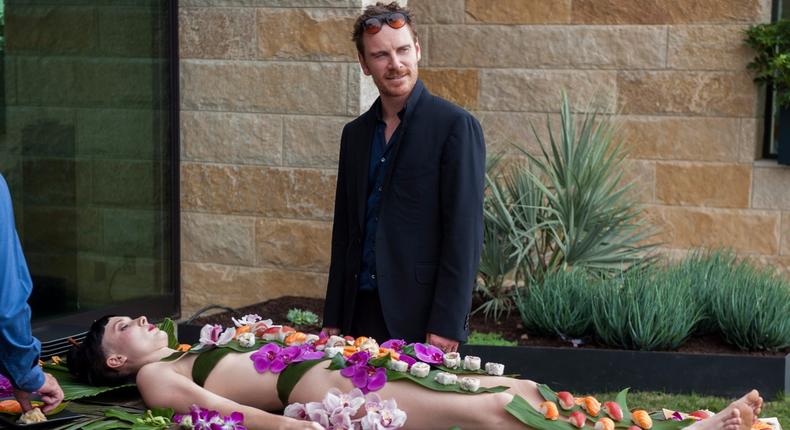 Michael Fassbender plays a debauched music producer in Song to Song.