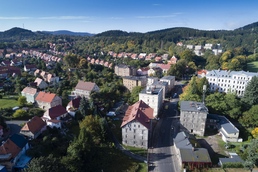 Sobięcin z lotu ptaka