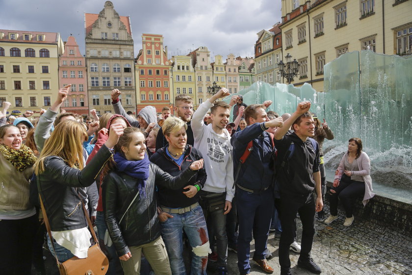 Ćwiczenia służb Rynek Wrocław